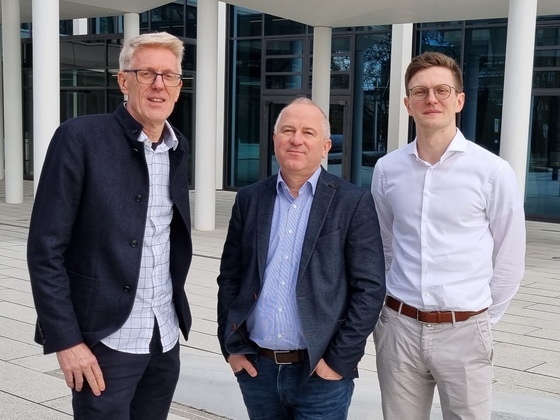 Edgar Poth, Joachim Gorzel und Philippe Poth (von links nach rechts) (Bild: Paranext Software GmbH)